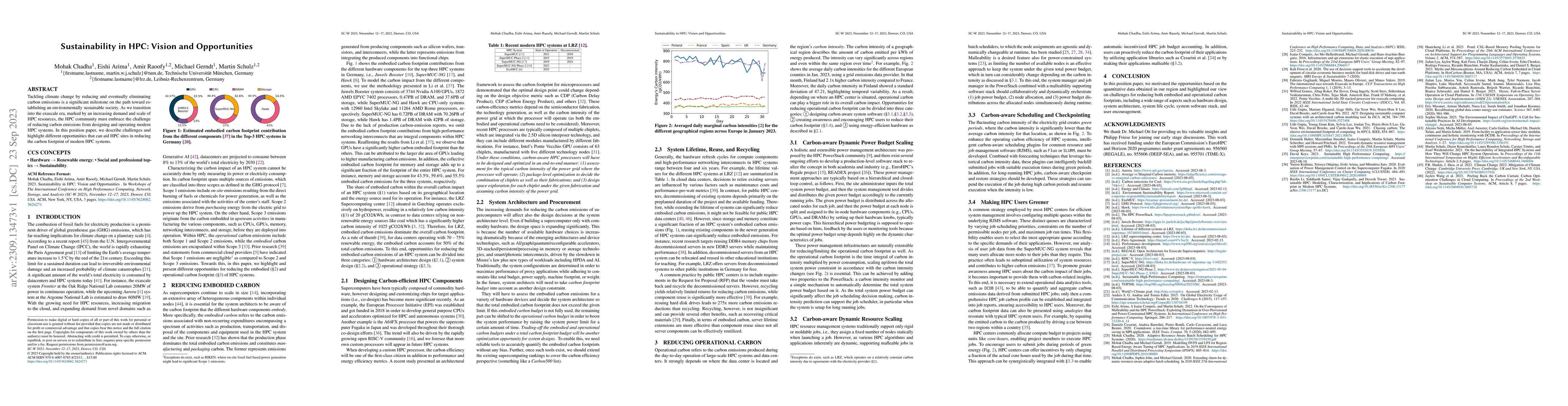 Thumbnail for Sustainability in HPC: Vision and Opportunities