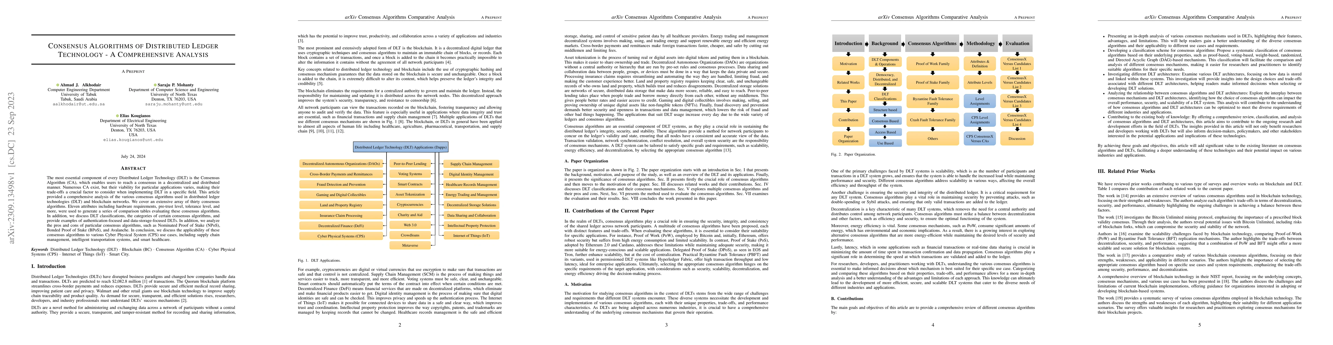Thumbnail for Consensus Algorithms of Distributed Ledger Technology -- A Comprehensive
  Analysis