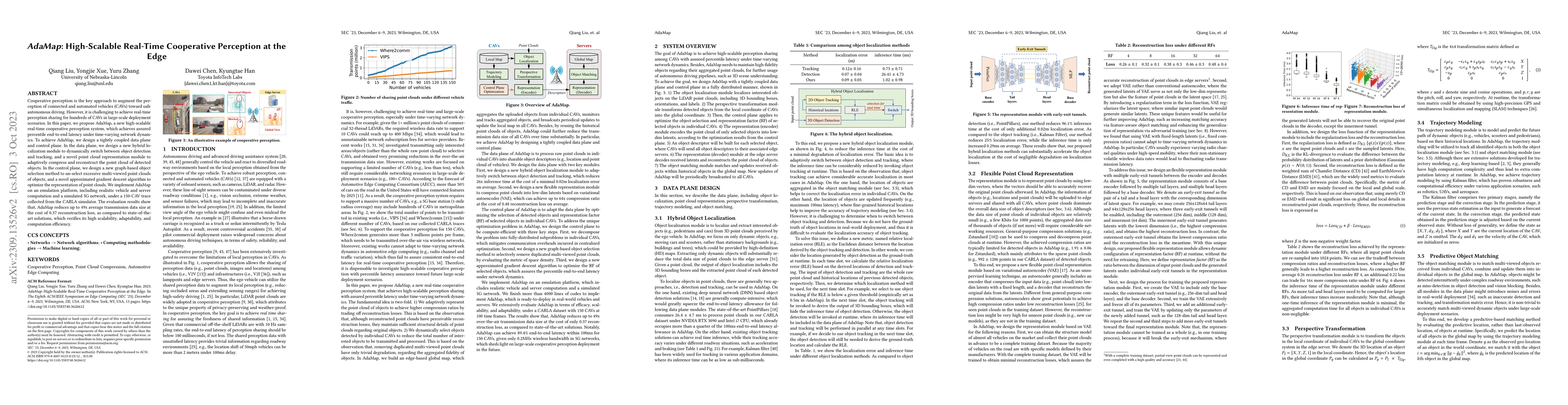 Thumbnail for AdaMap: High-Scalable Real-Time Cooperative Perception at the Edge