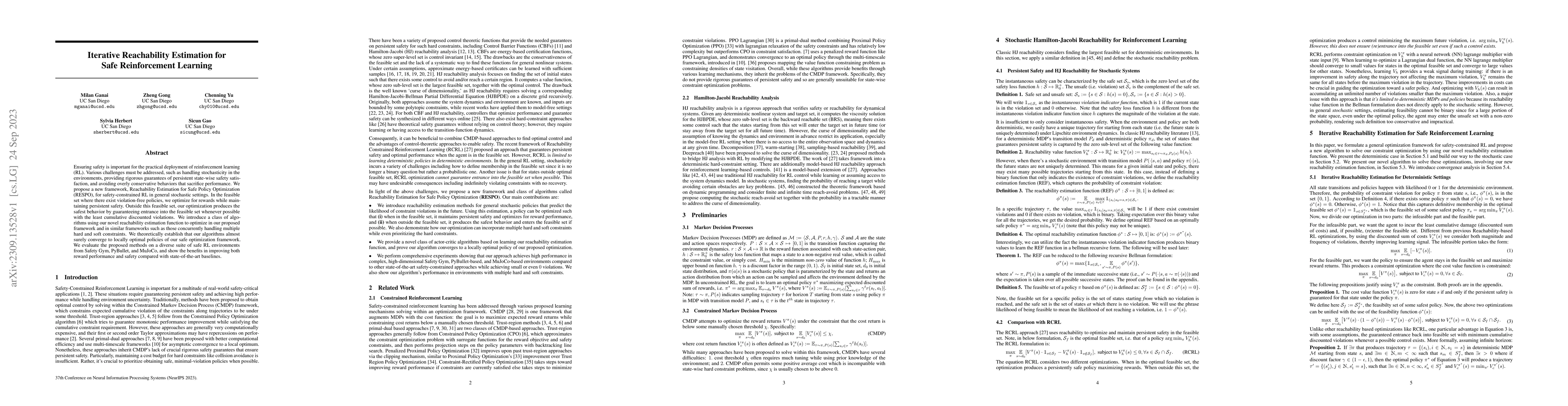 Thumbnail for Iterative Reachability Estimation for Safe Reinforcement Learning