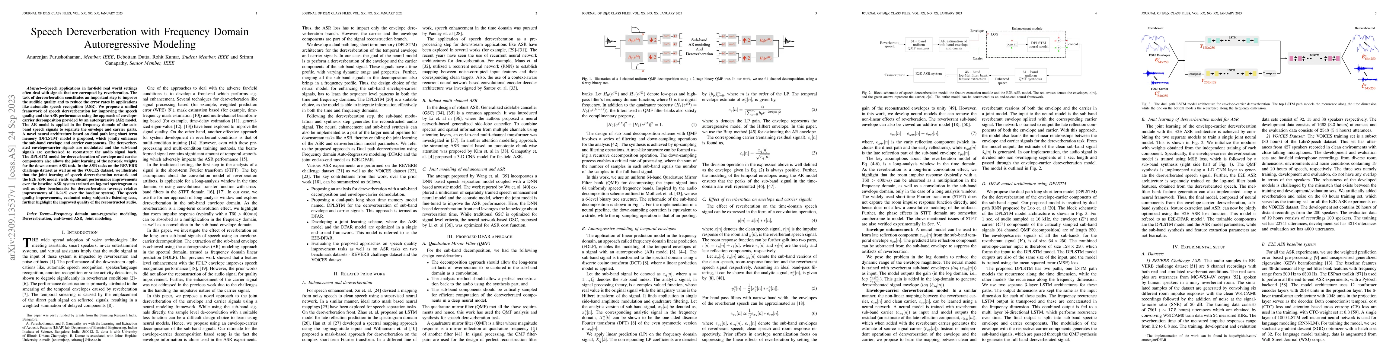 Thumbnail for Speech enhancement with frequency domain auto-regressive modeling