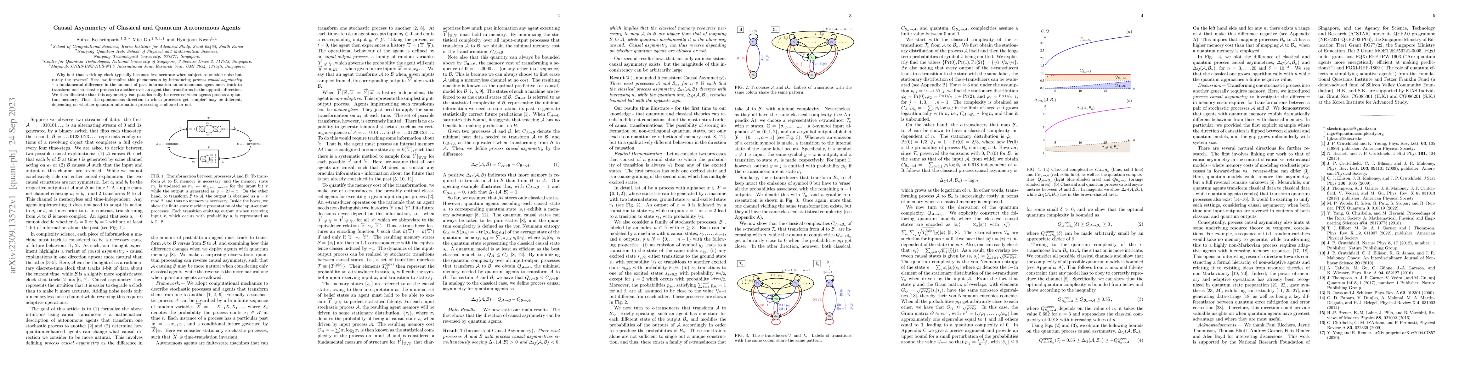 Thumbnail for Causal Asymmetry of Classical and Quantum Autonomous Agents