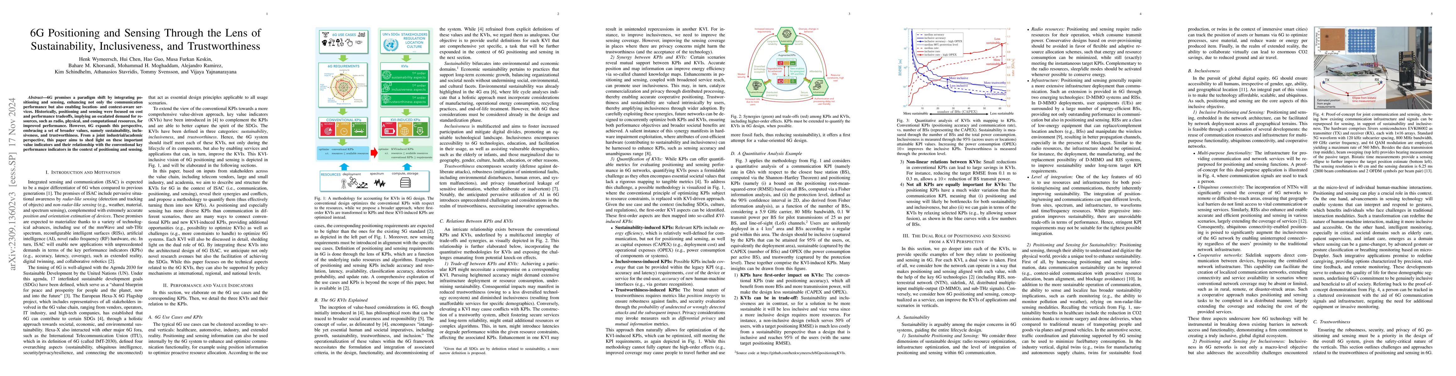 Thumbnail for 6G Positioning and Sensing Through the Lens of Sustainability,
  Inclusiveness, and Trustworthiness