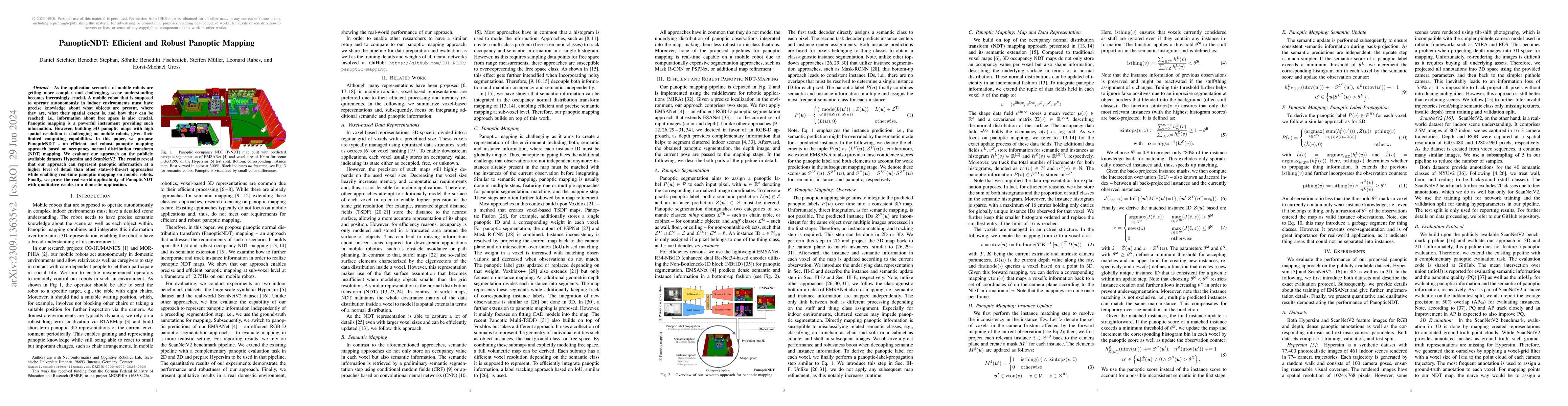Thumbnail for PanopticNDT: Efficient and Robust Panoptic Mapping