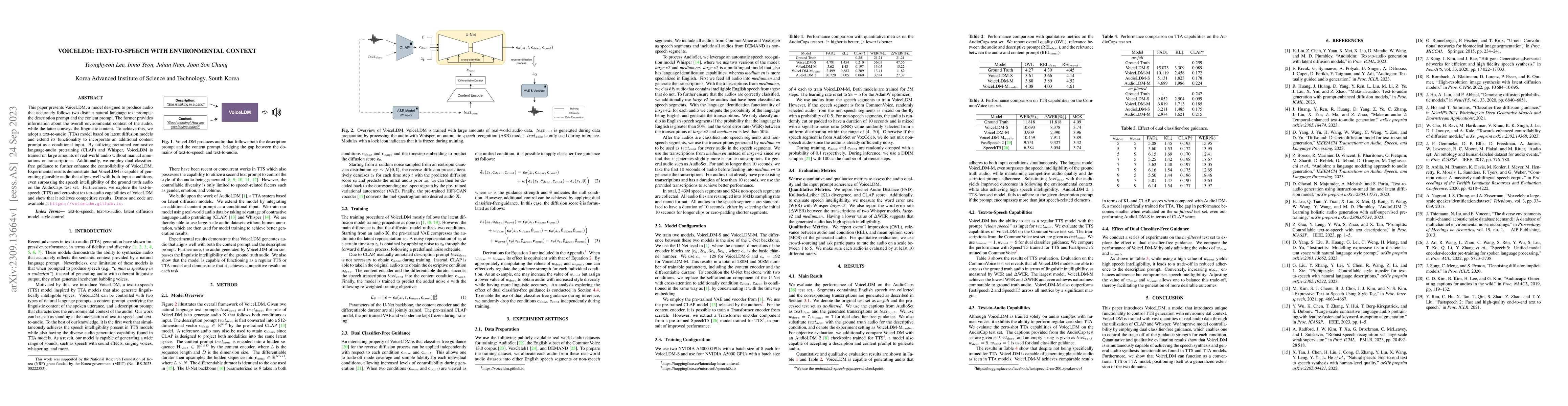 Thumbnail for VoiceLDM: Text-to-Speech with Environmental Context