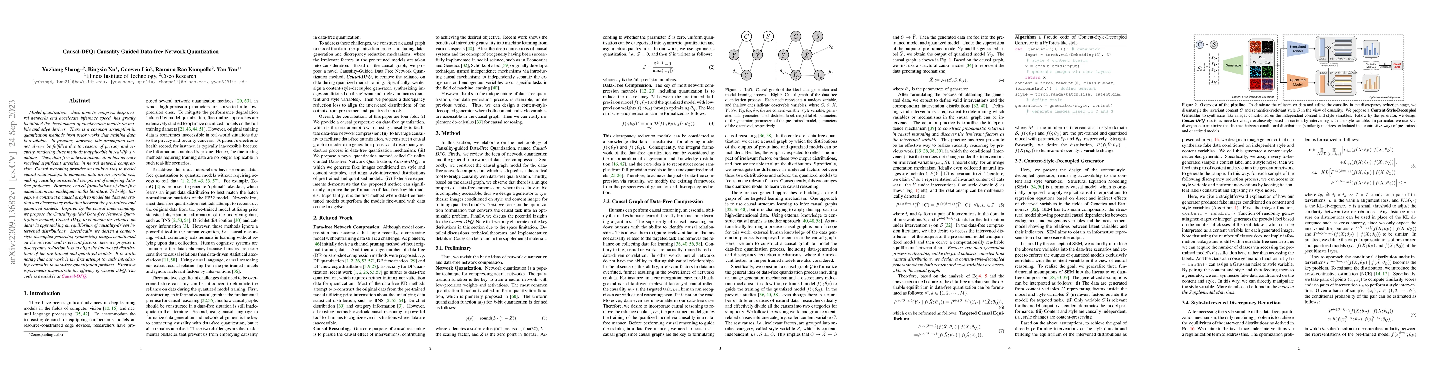Thumbnail for Causal-DFQ: Causality Guided Data-free Network Quantization