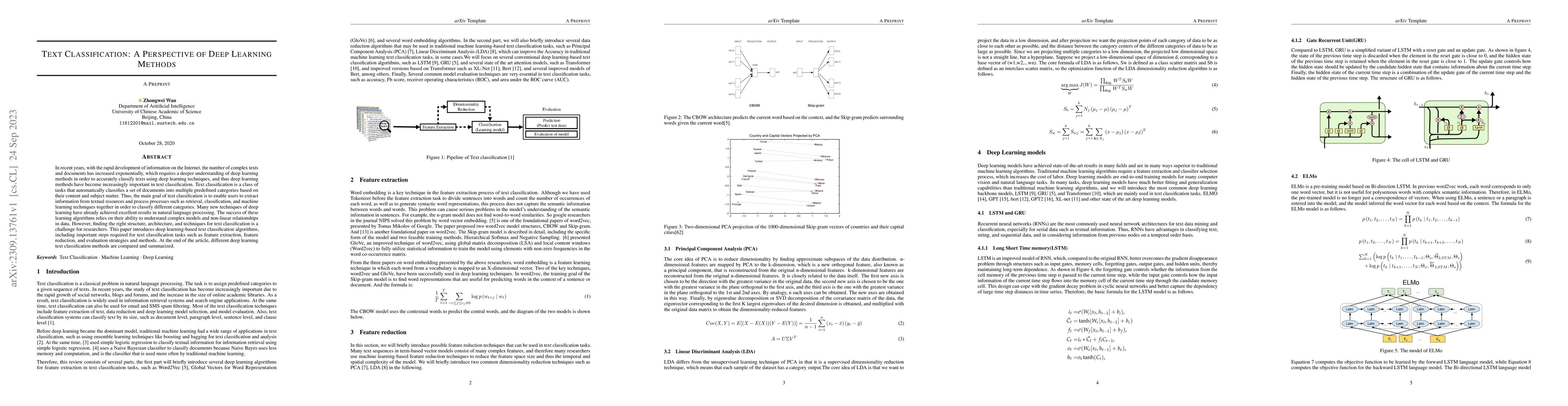 Thumbnail for Text Classification: A Perspective of Deep Learning Methods