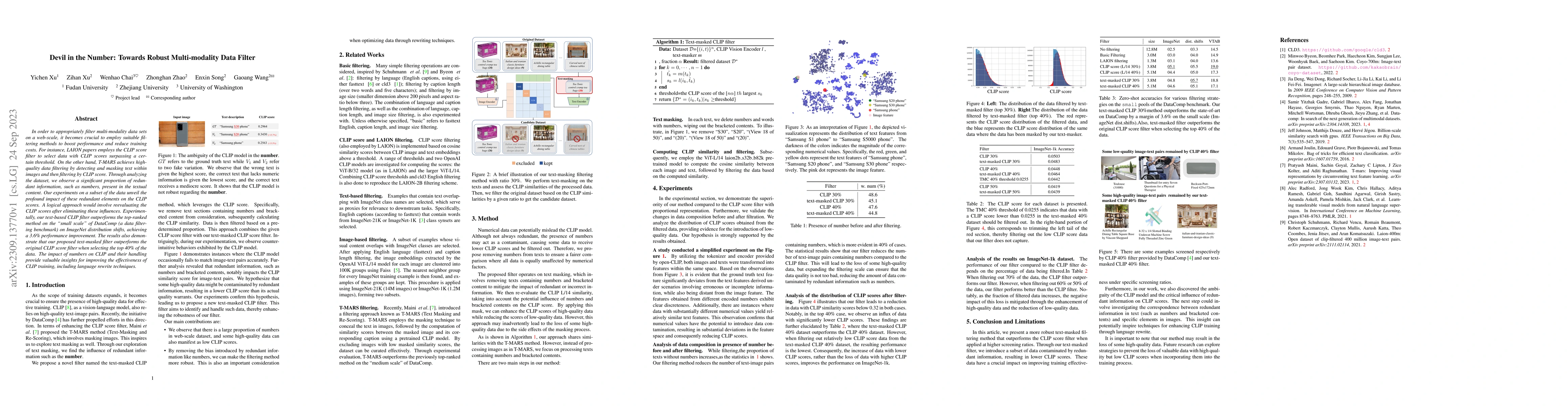 Thumbnail for Devil in the Number: Towards Robust Multi-modality Data Filter
