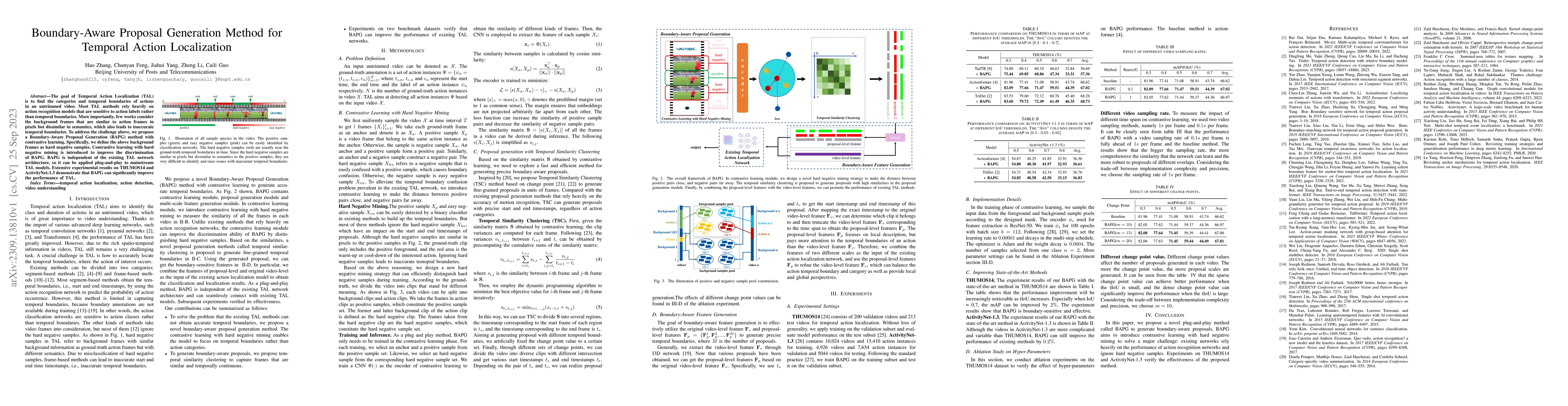 Thumbnail for Boundary-Aware Proposal Generation Method for Temporal Action
  Localization