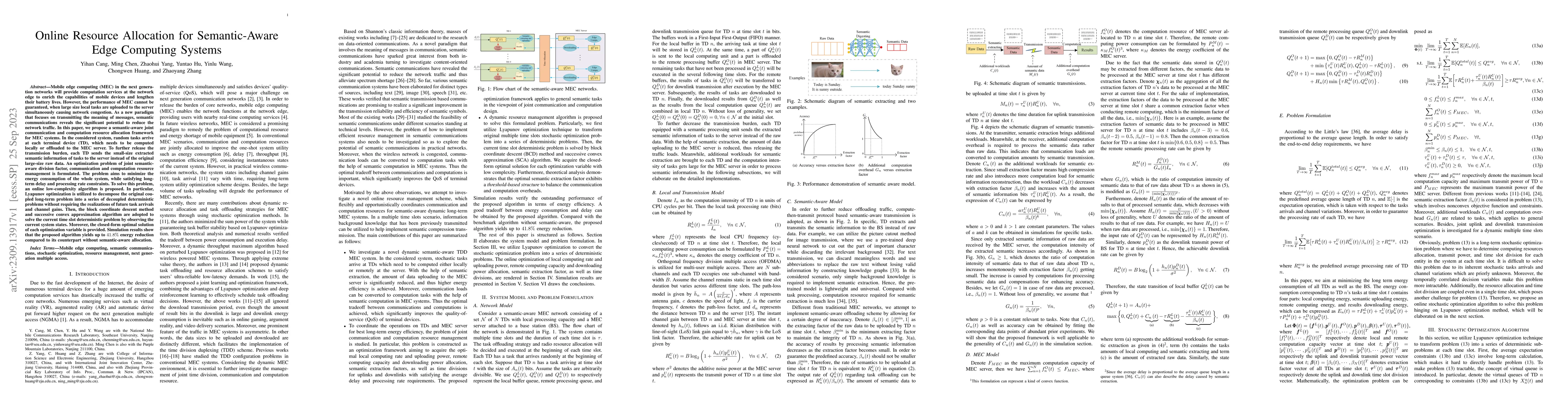 Thumbnail for Online Resource Allocation for Semantic-Aware Edge Computing Systems