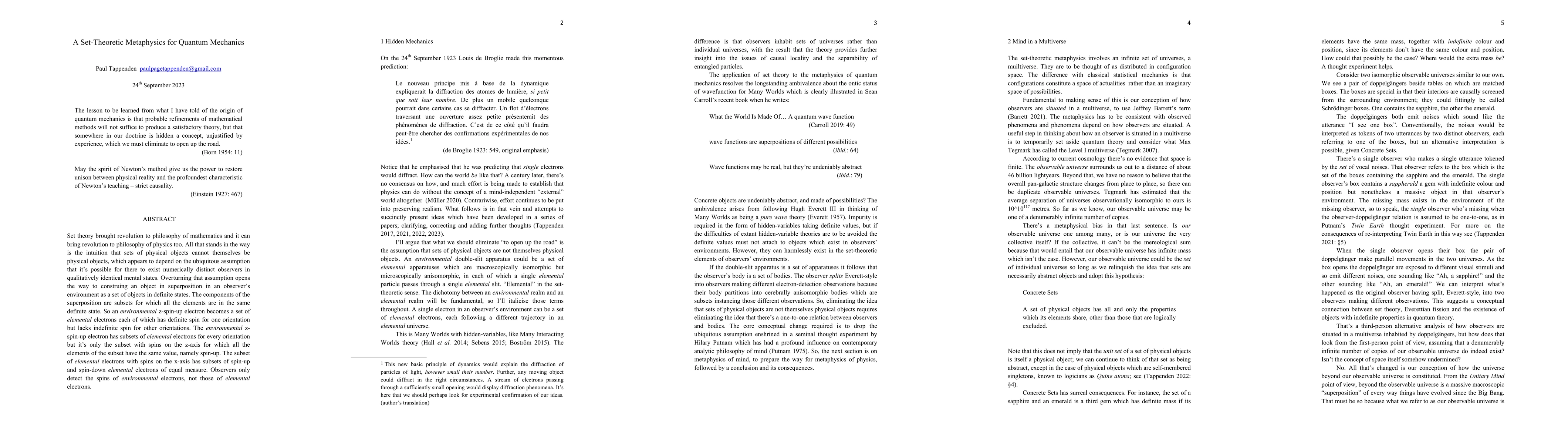 Thumbnail for A Set-Theoretic Metaphysics for Quantum Mechanics