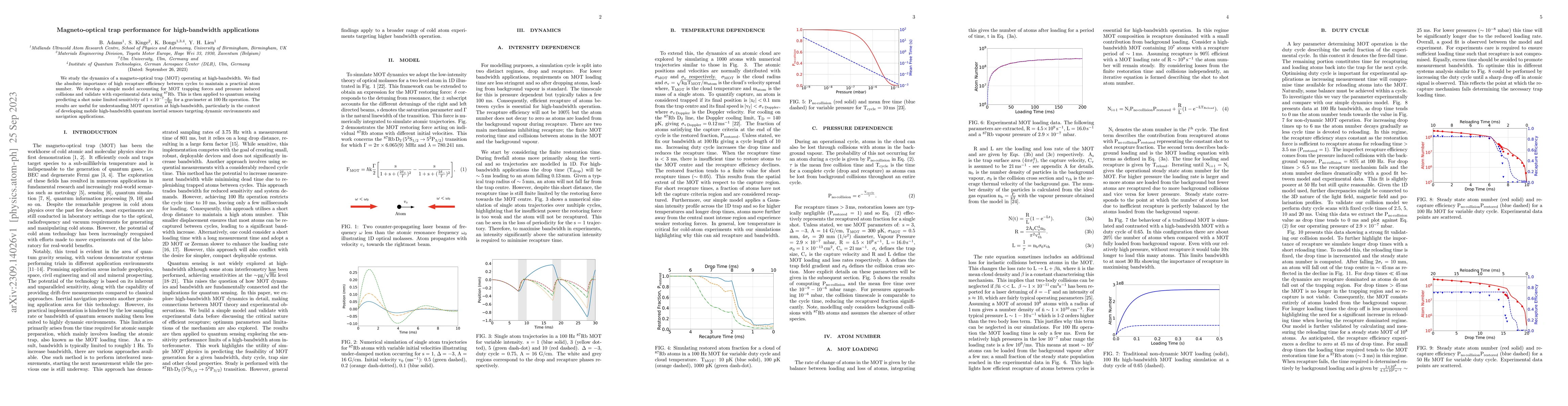 Thumbnail for Magneto-optical trap performance for high-bandwidth applications