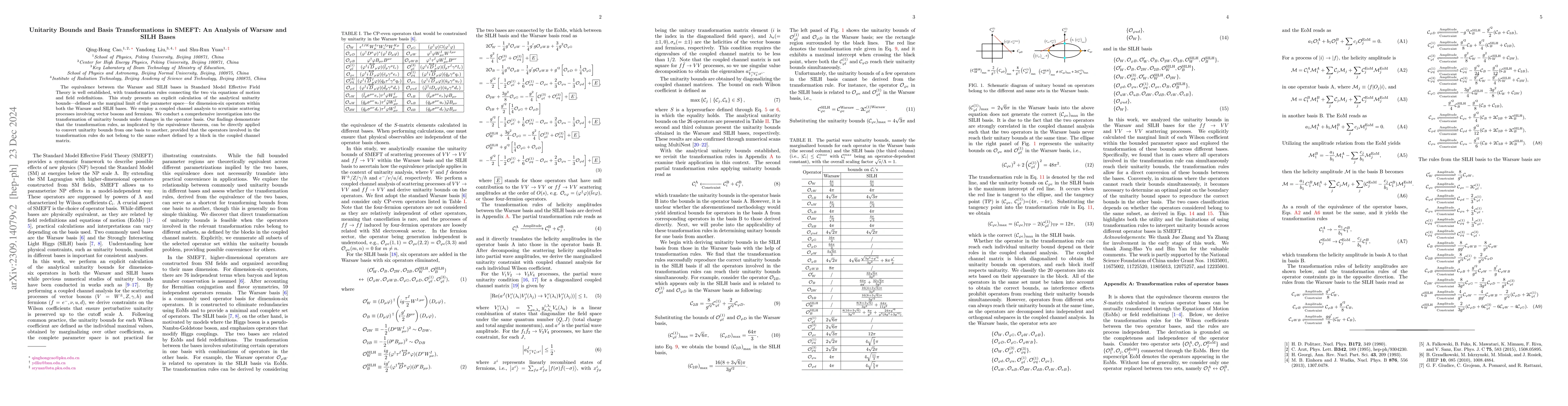 Thumbnail for Verification of Equivalence of Operator Bases in Unitarity Analysis