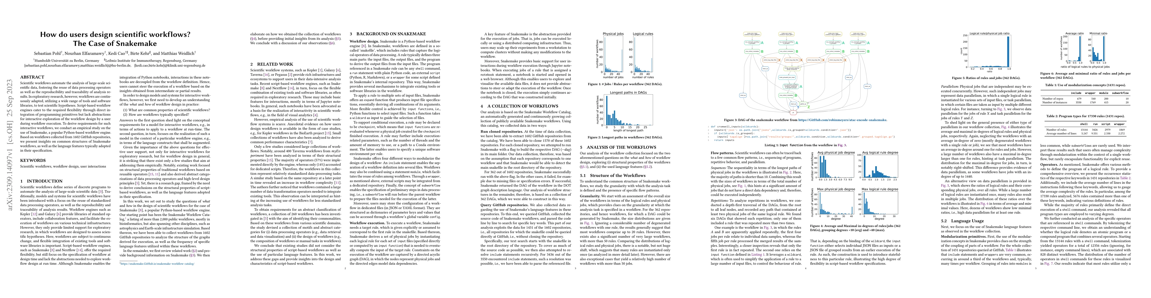Thumbnail for How do users design scientific workflows? The Case of Snakemake