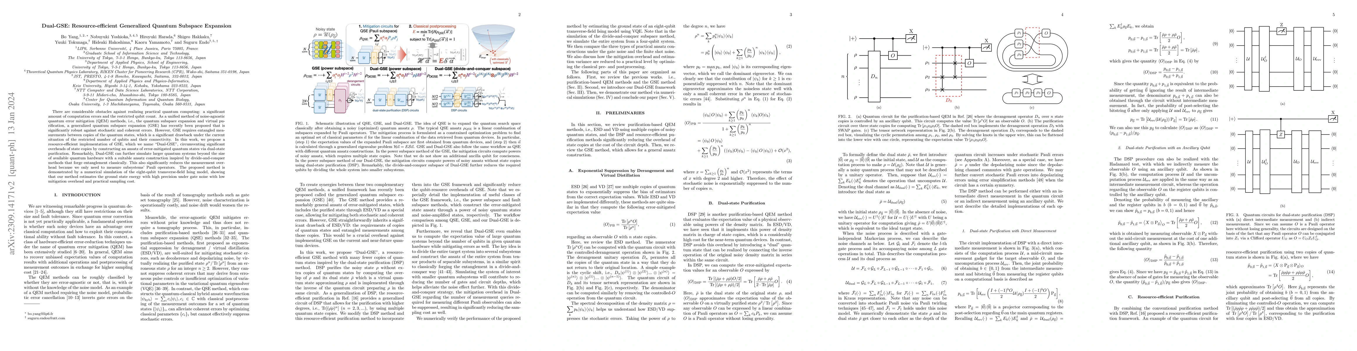 Thumbnail for Dual-GSE: Resource-efficient Generalized Quantum Subspace Expansion