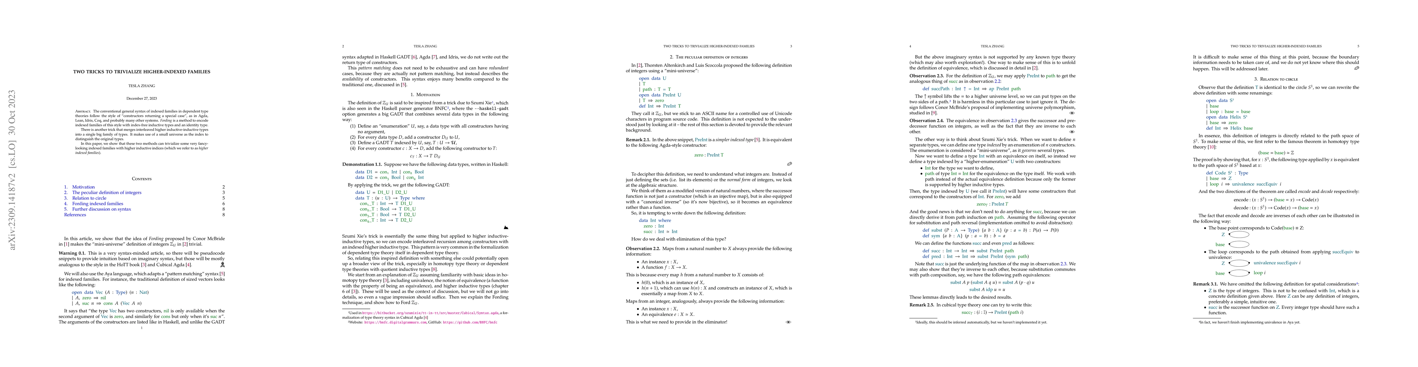 Thumbnail for Two tricks to trivialize higher-indexed families