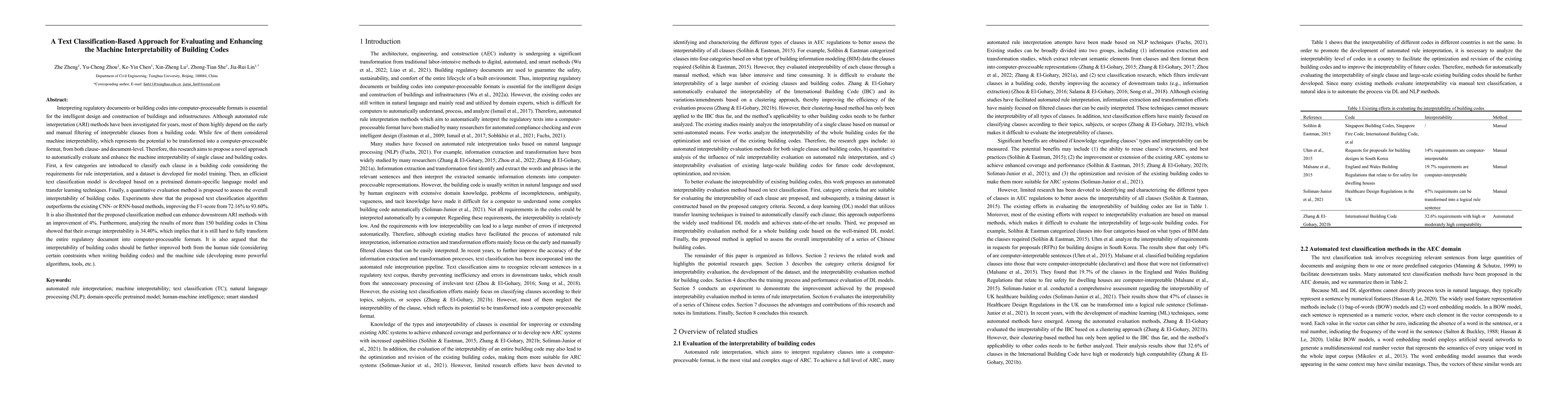 Thumbnail for A Text Classification-Based Approach for Evaluating and Enhancing the
  Machine Interpretability of Building Codes