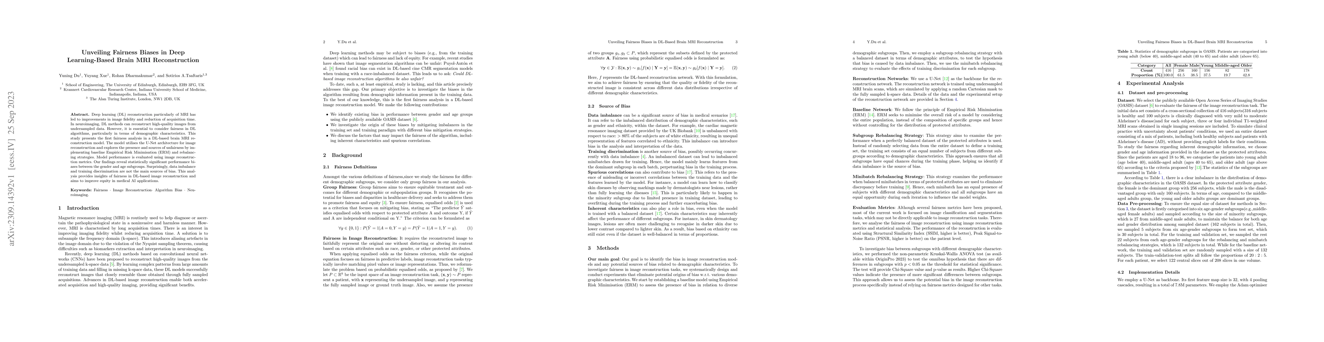 Thumbnail for Unveiling Fairness Biases in Deep Learning-Based Brain MRI
  Reconstruction