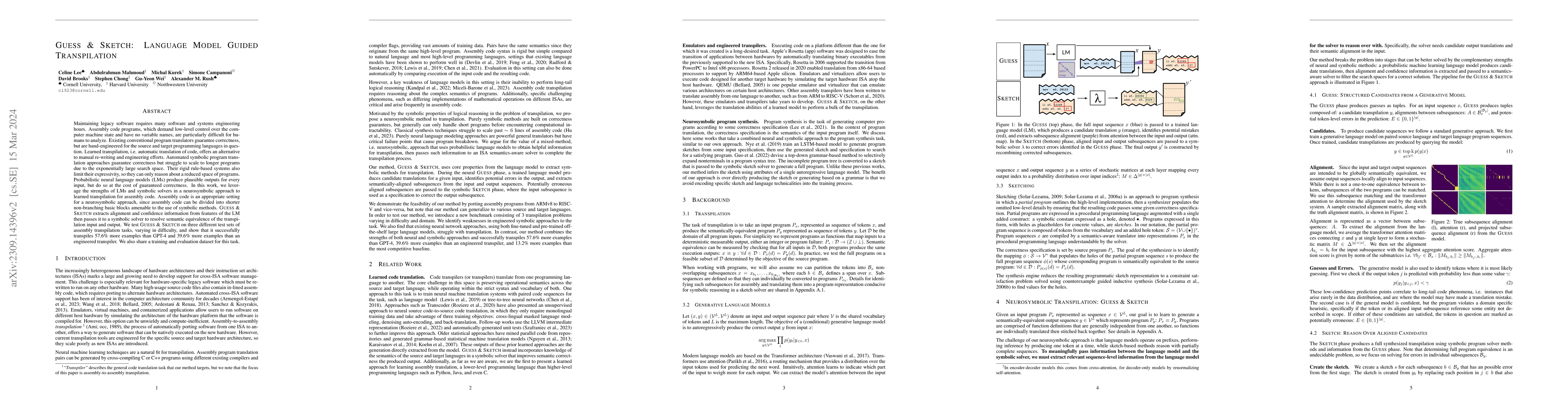 Thumbnail for Guess & Sketch: Language Model Guided Transpilation