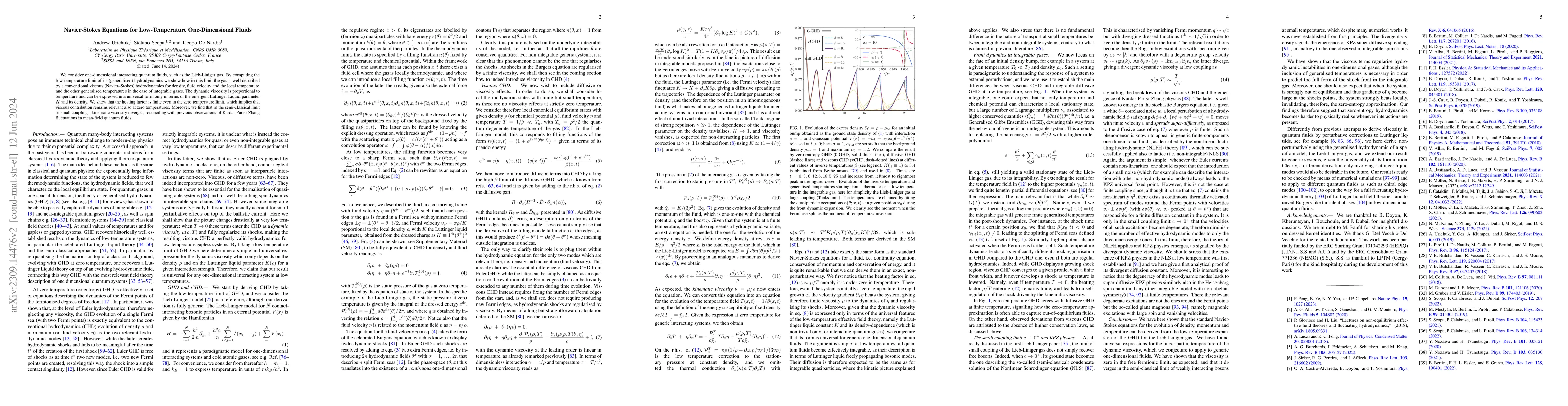 Thumbnail for Navier-Stokes Equations for Low-Temperature One-Dimensional Fluids