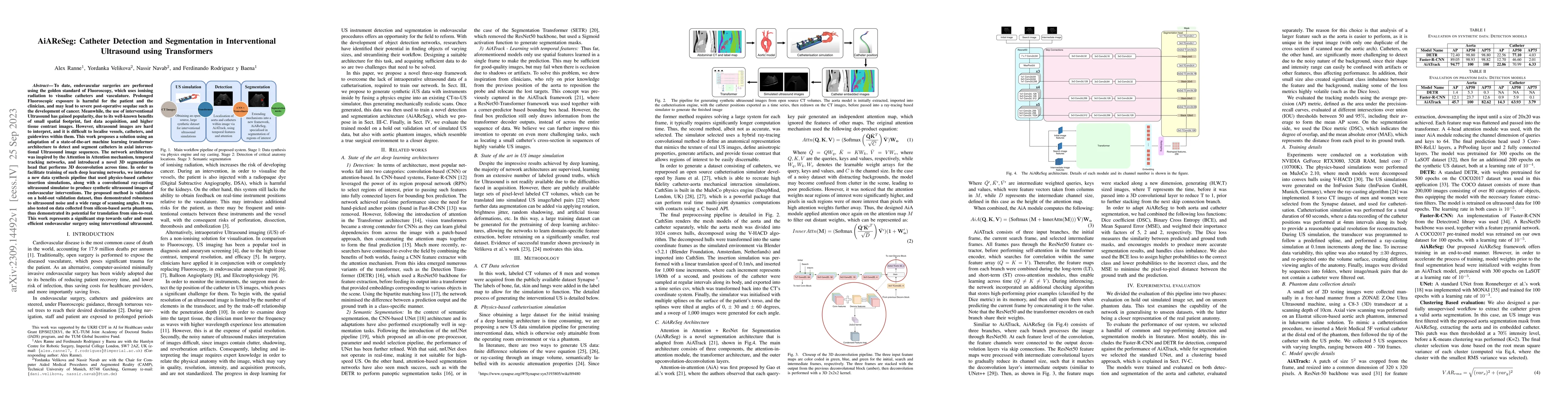 Thumbnail for AiAReSeg: Catheter Detection and Segmentation in Interventional
  Ultrasound using Transformers