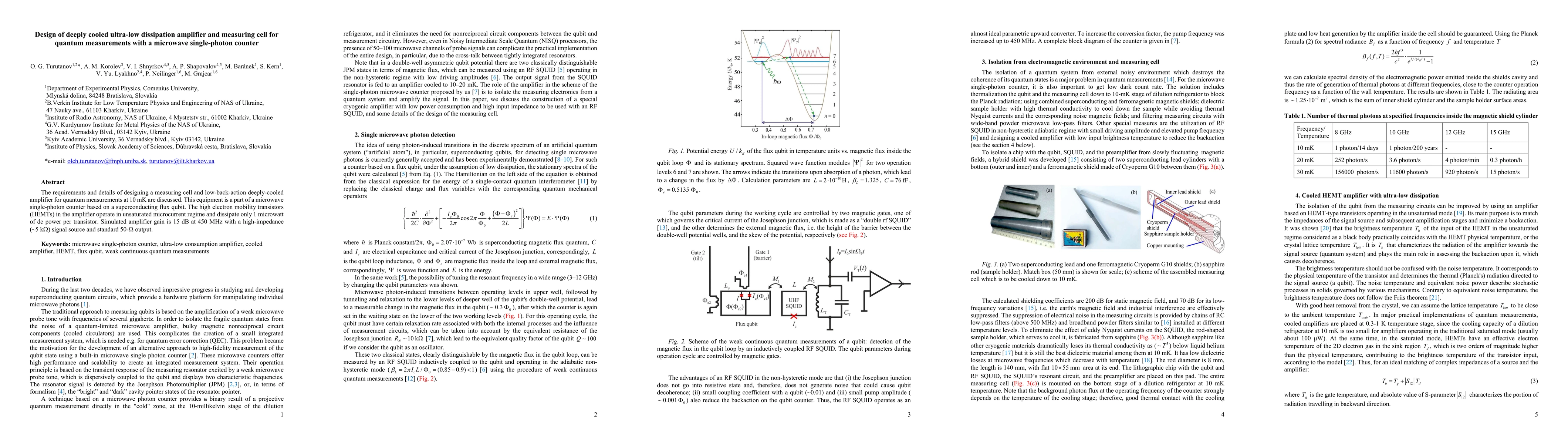 Thumbnail for Design of deeply cooled ultra-low dissipation amplifier and measuring
  cell for quantum measurements with a microwave single-photon counter