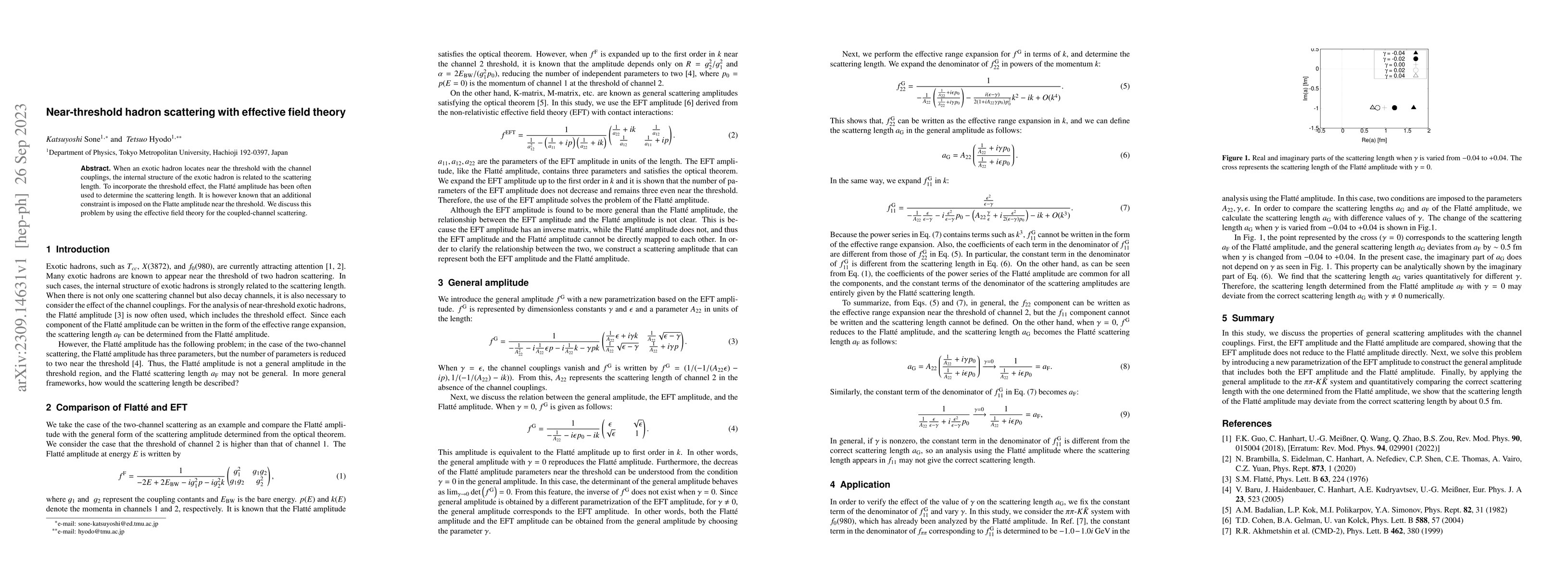 Thumbnail for Near-threshold hadron scattering with effective field theory