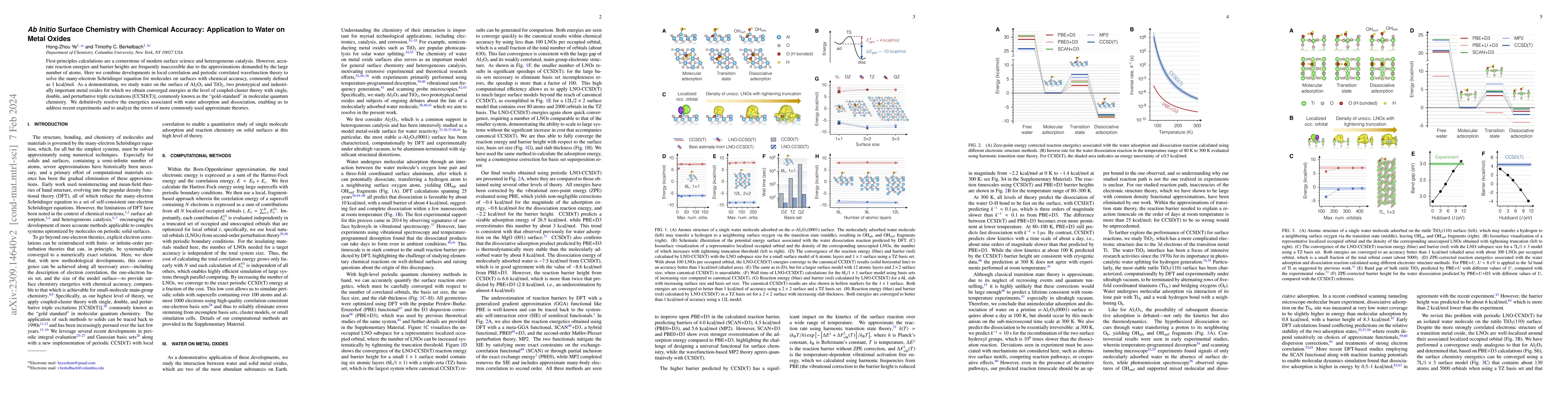 Thumbnail for Ab initio surface chemistry with chemical accuracy