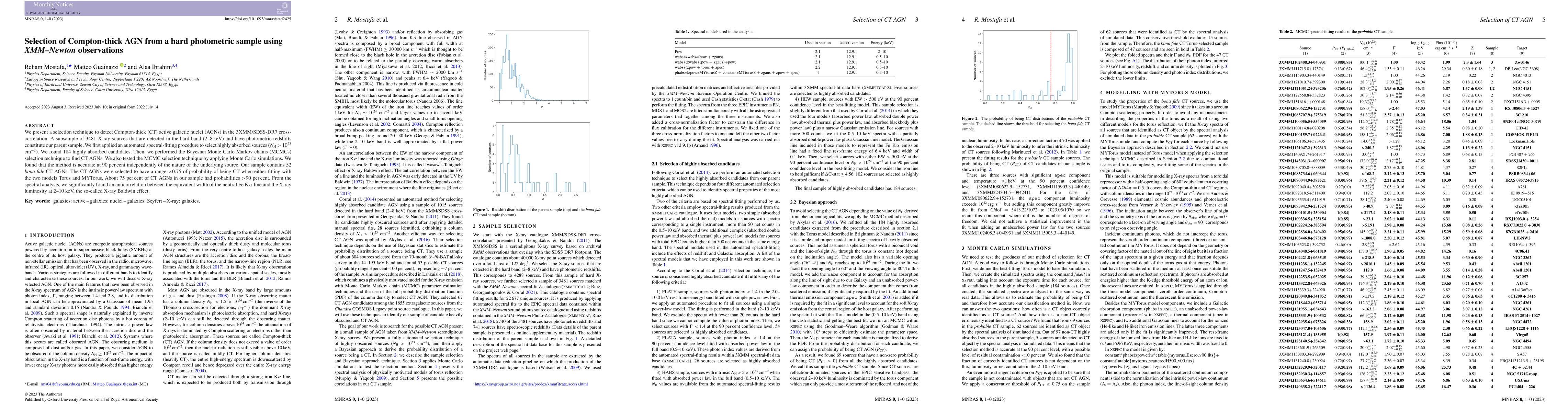 Thumbnail for Selection of Compton-thick AGN from a hard photometric sample using
  XMM-Newton observations