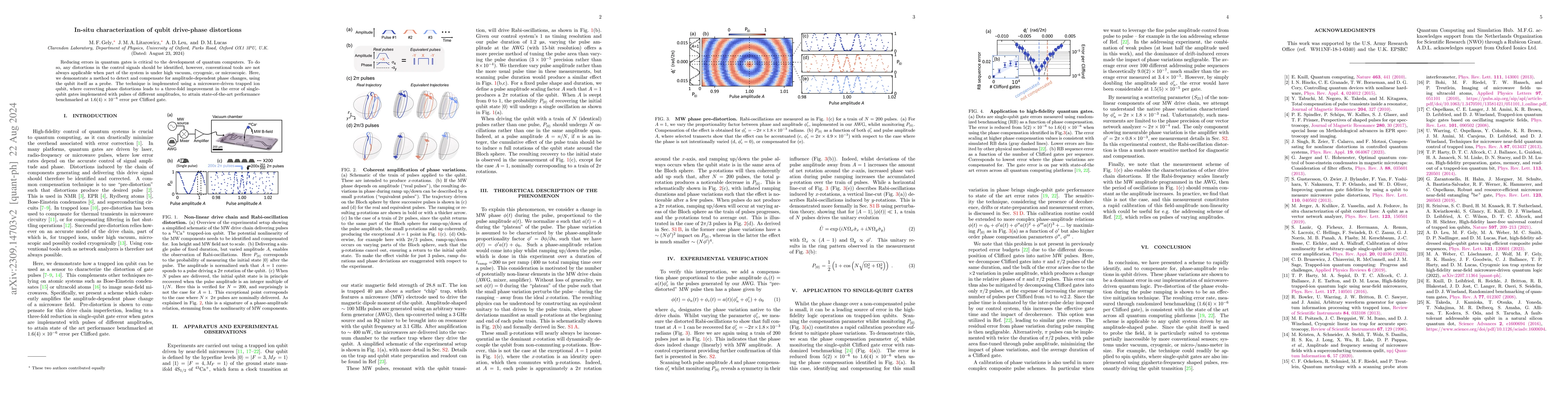 Thumbnail for In-situ characterization of qubit drive-phase distortions
