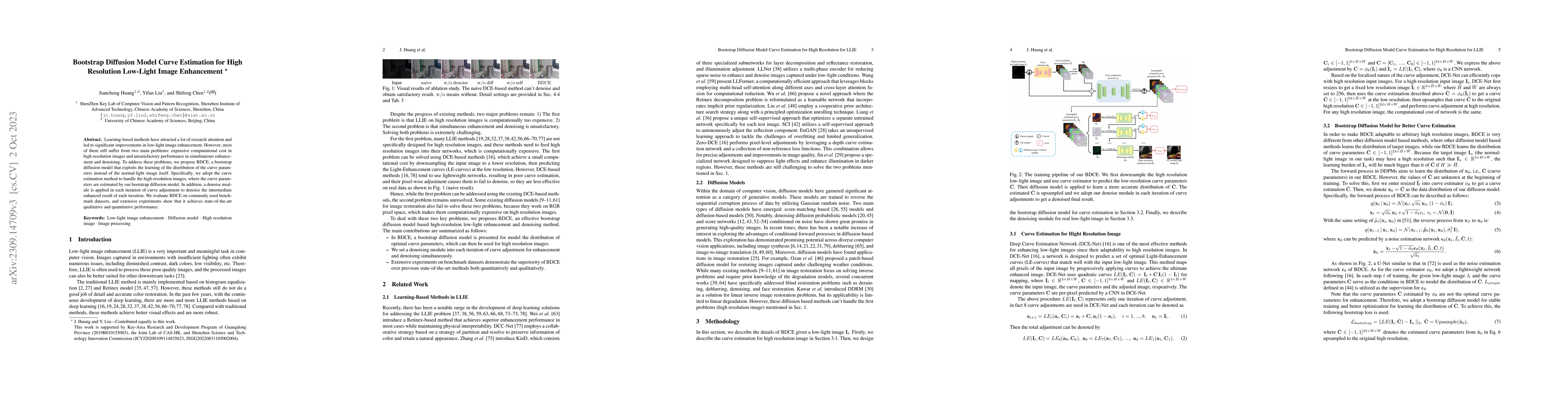 Thumbnail for Bootstrap Diffusion Model Curve Estimation for High Resolution Low-Light
  Image Enhancement