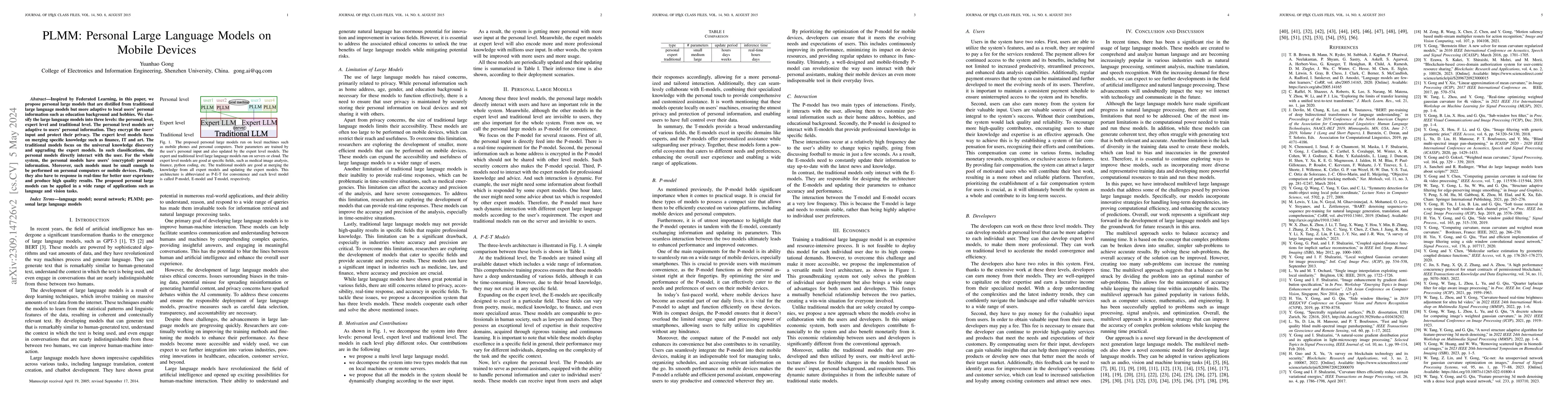 Thumbnail for PLMM: Personal Large Language Models on Mobile Devices