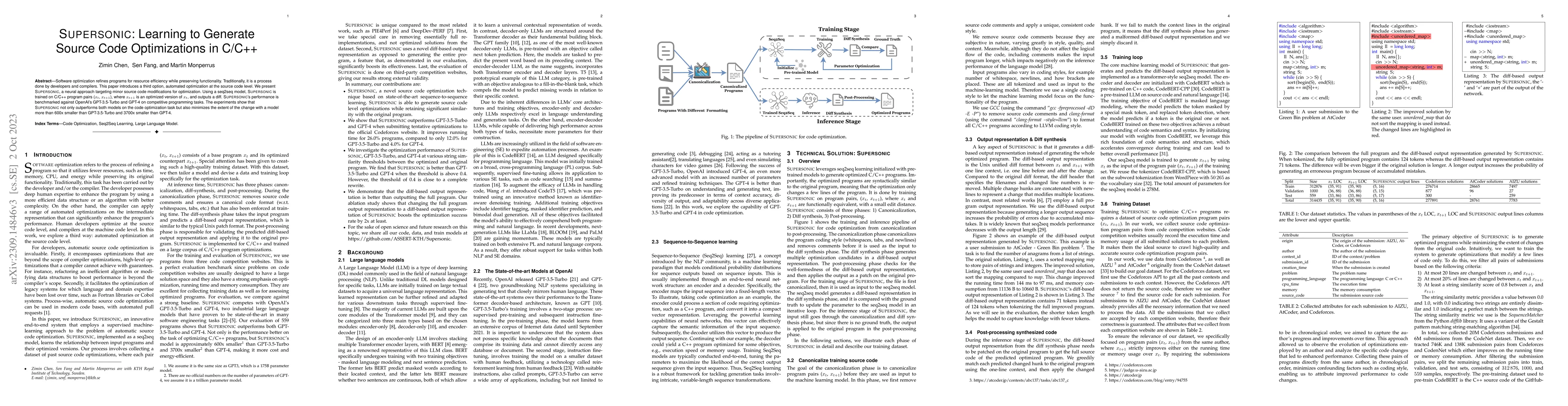 Thumbnail for Supersonic: Learning to Generate Source Code Optimizations in C/C++