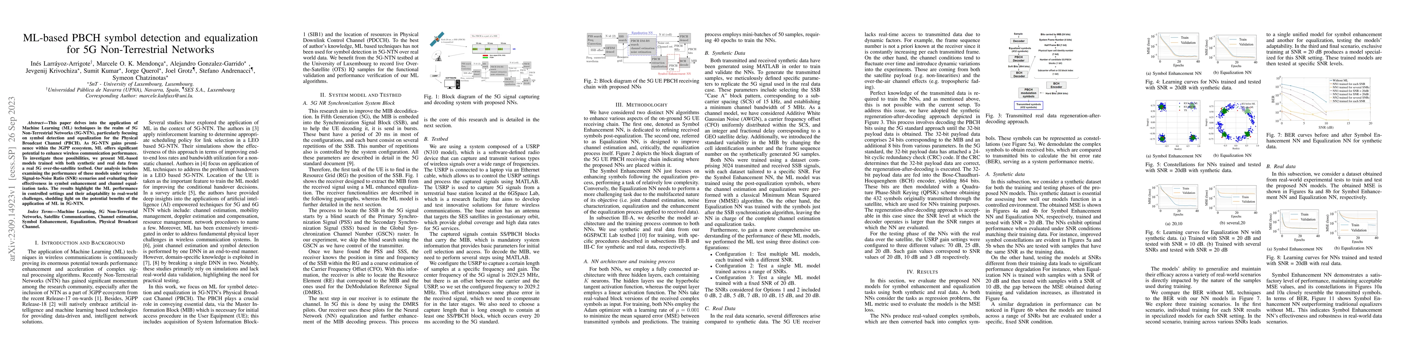 Thumbnail for ML-based PBCH symbol detection and equalization for 5G Non-Terrestrial
  Networks