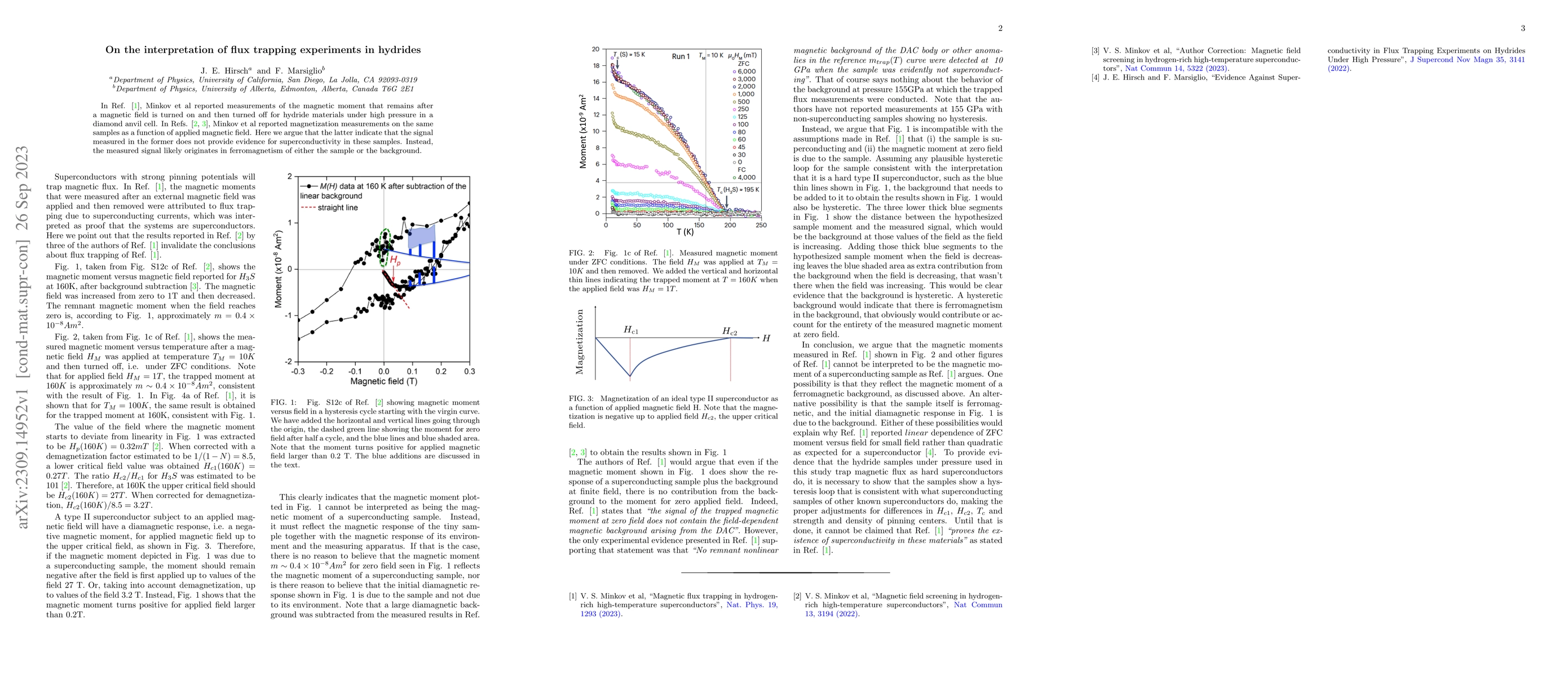 Thumbnail for On the interpretation of flux trapping experiments in hydrides