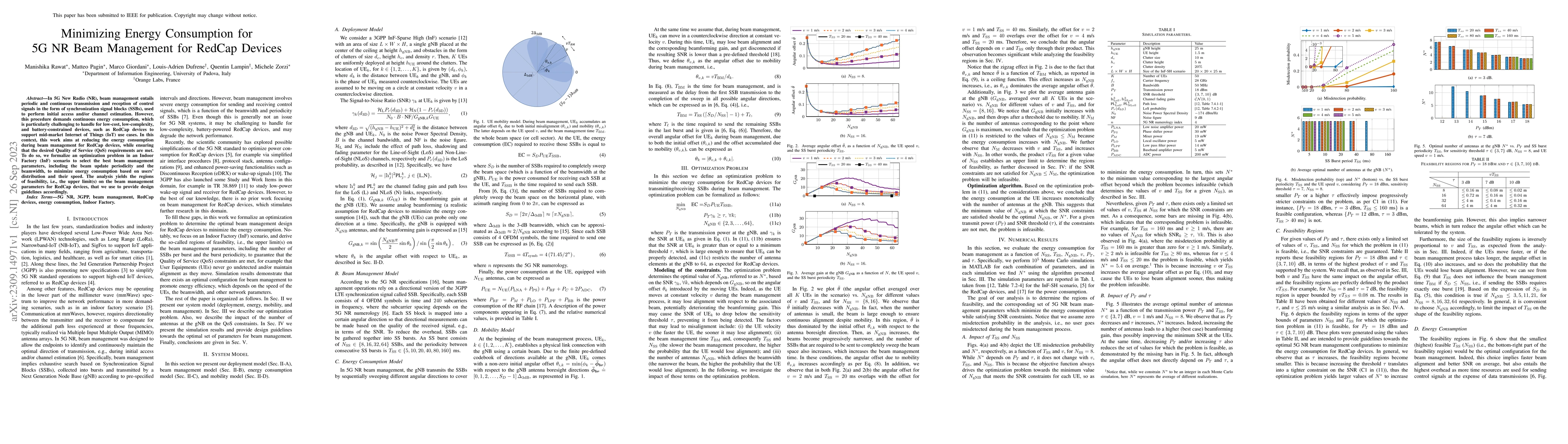 Thumbnail for Minimizing Energy Consumption for 5G NR Beam Management for RedCap
  Devices