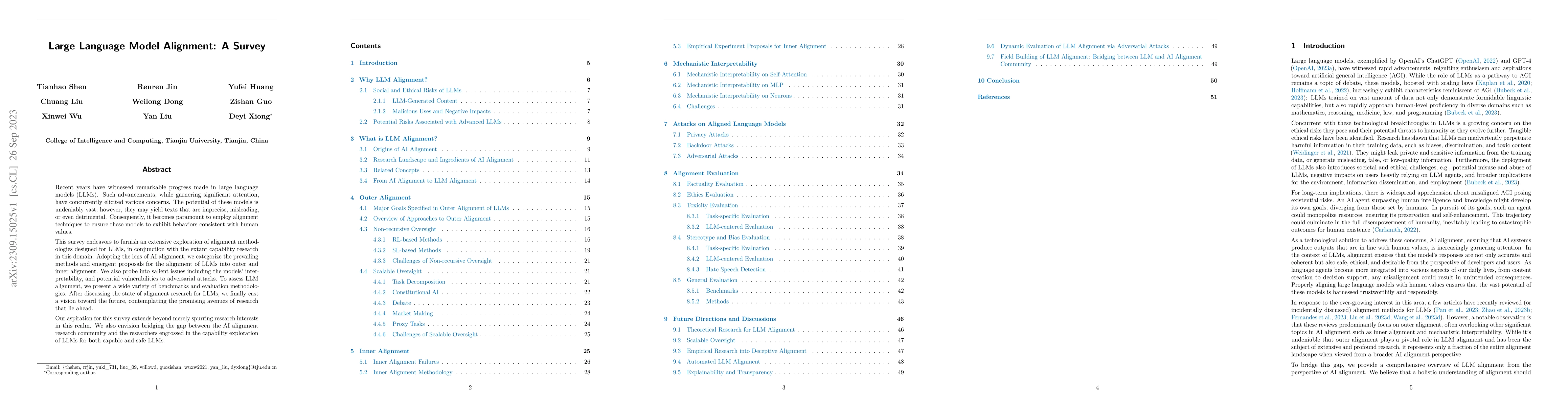 Thumbnail for Large Language Model Alignment: A Survey