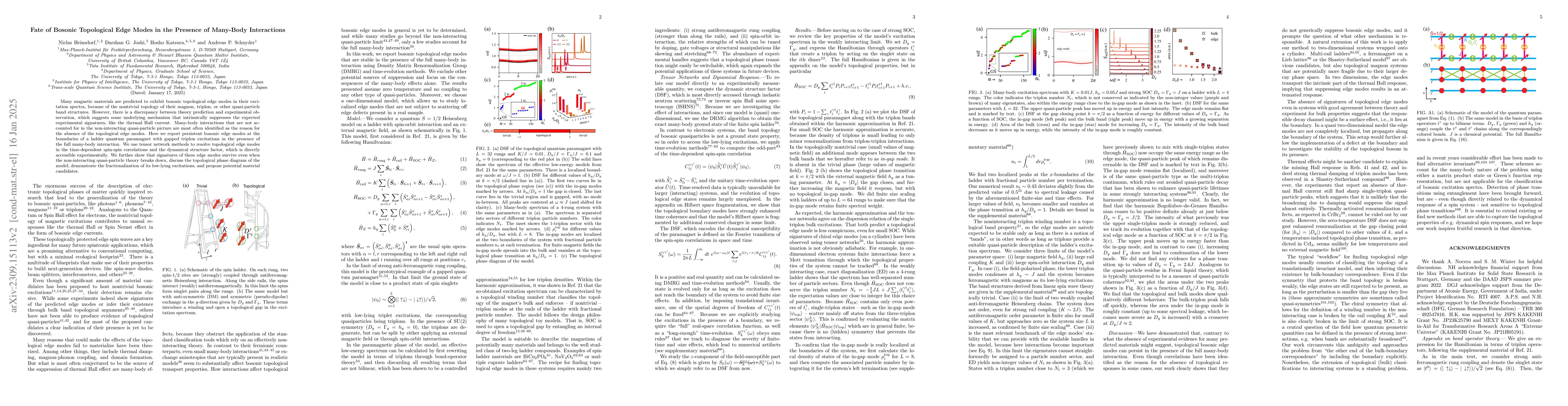 Thumbnail for Stable Bosonic Topological Edge Modes in the Presence of Many-Body
  Interactions