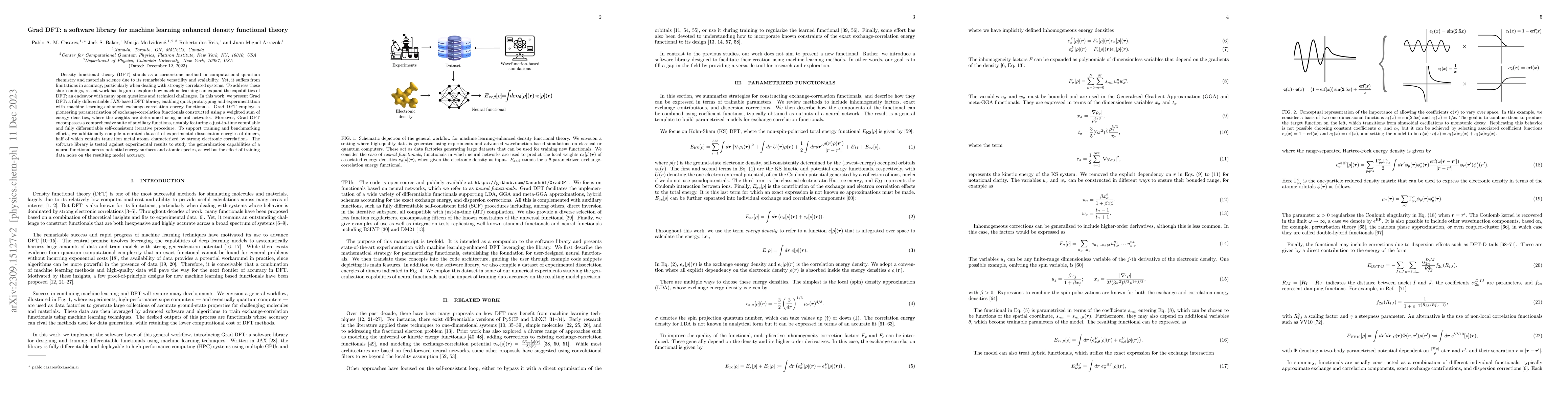Thumbnail for Grad DFT: a software library for machine learning enhanced density
  functional theory