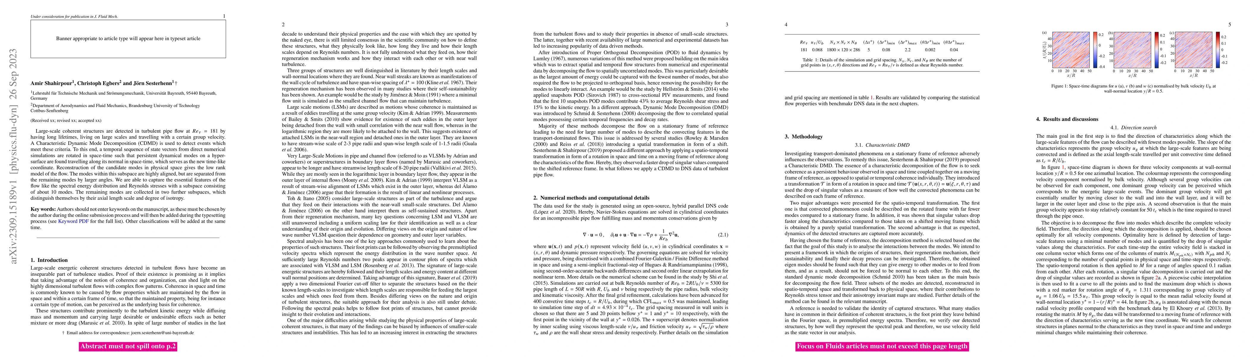 Thumbnail for Detection of dominant large-scale coherent structures in turbulent pipe
  flow
