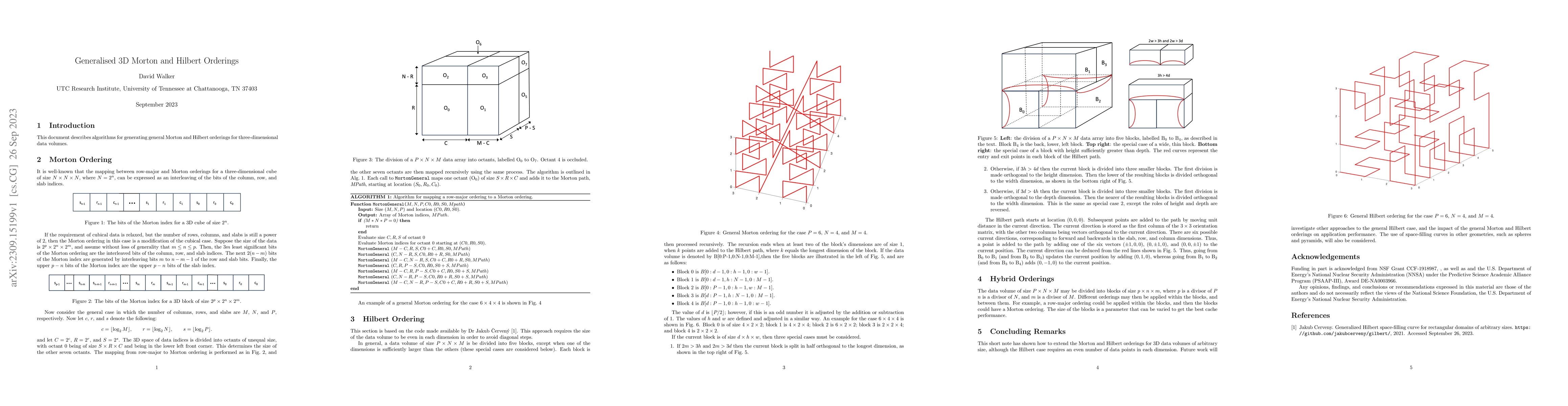 Thumbnail for Generalised 3D Morton and Hilbert Orderings