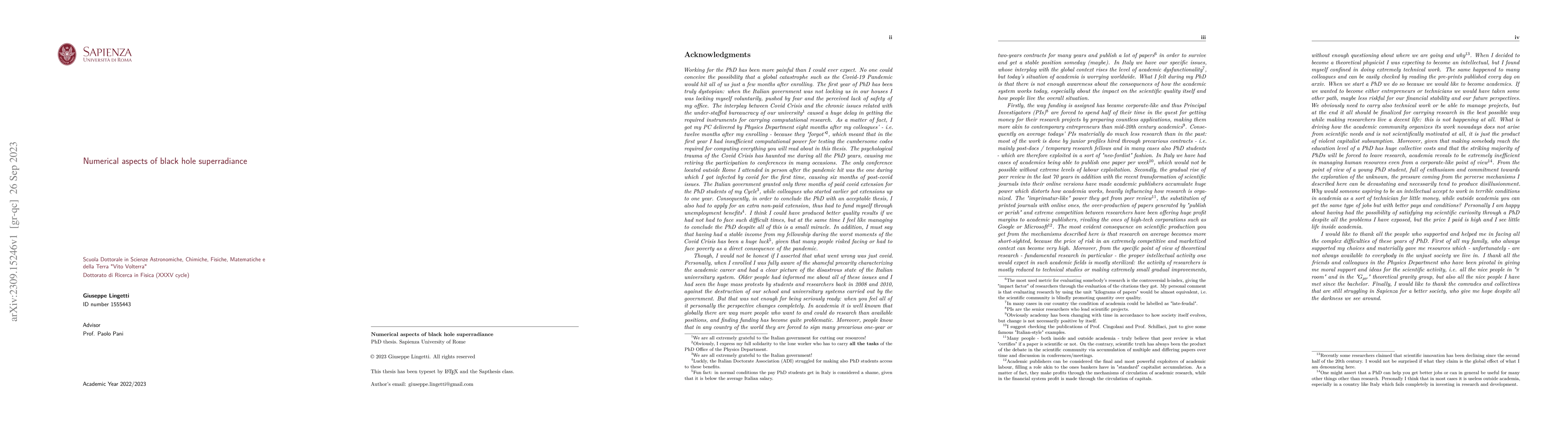 Thumbnail for Numerical aspects of black hole superradiance