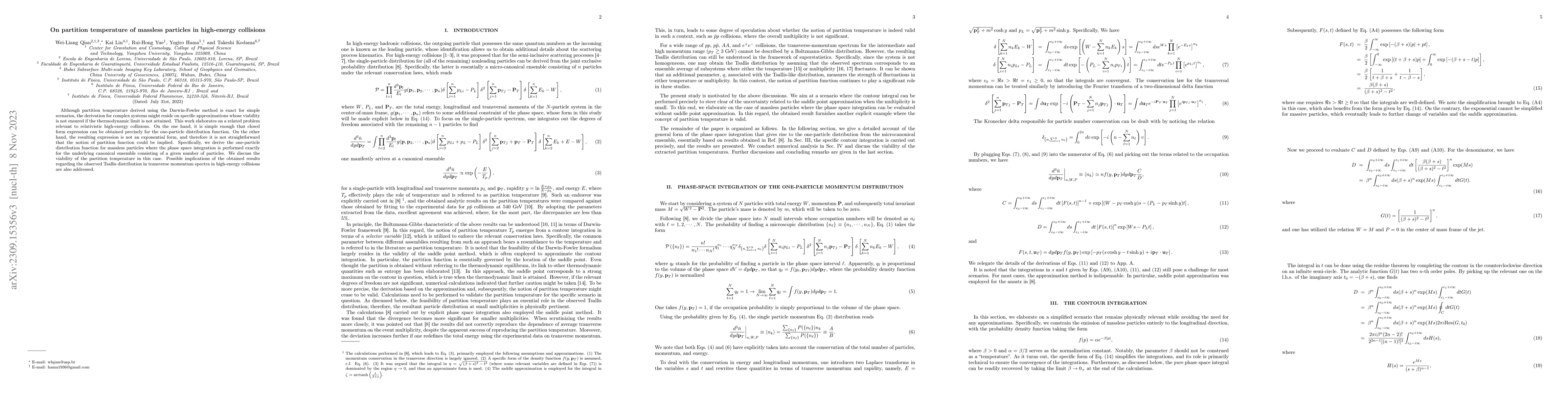 Thumbnail for On partition temperature of massless particles in high-energy collisions