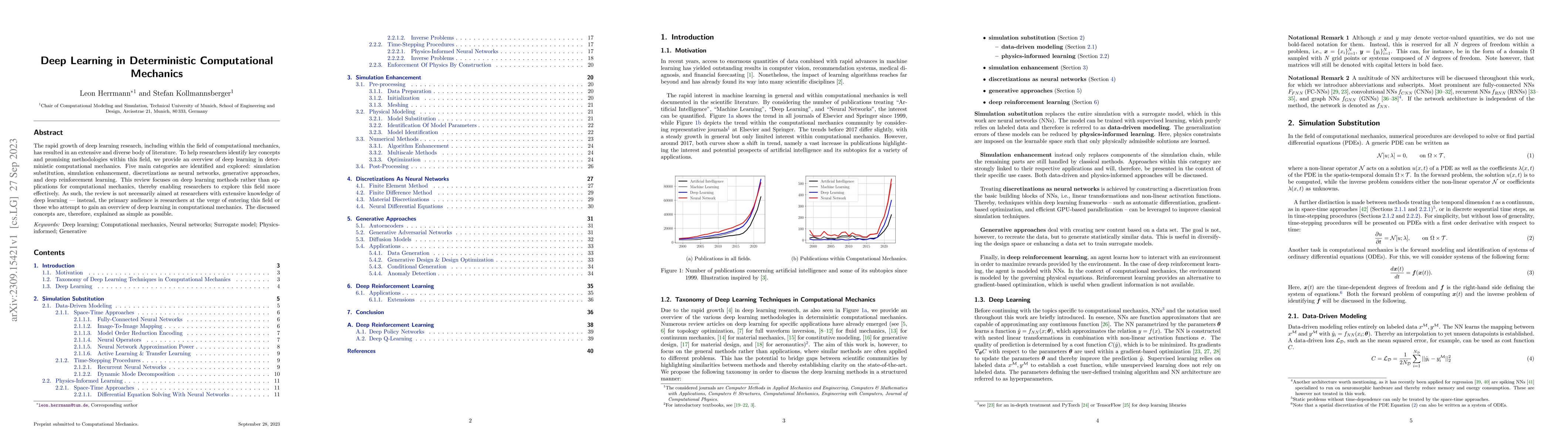 Thumbnail for Deep Learning in Deterministic Computational Mechanics