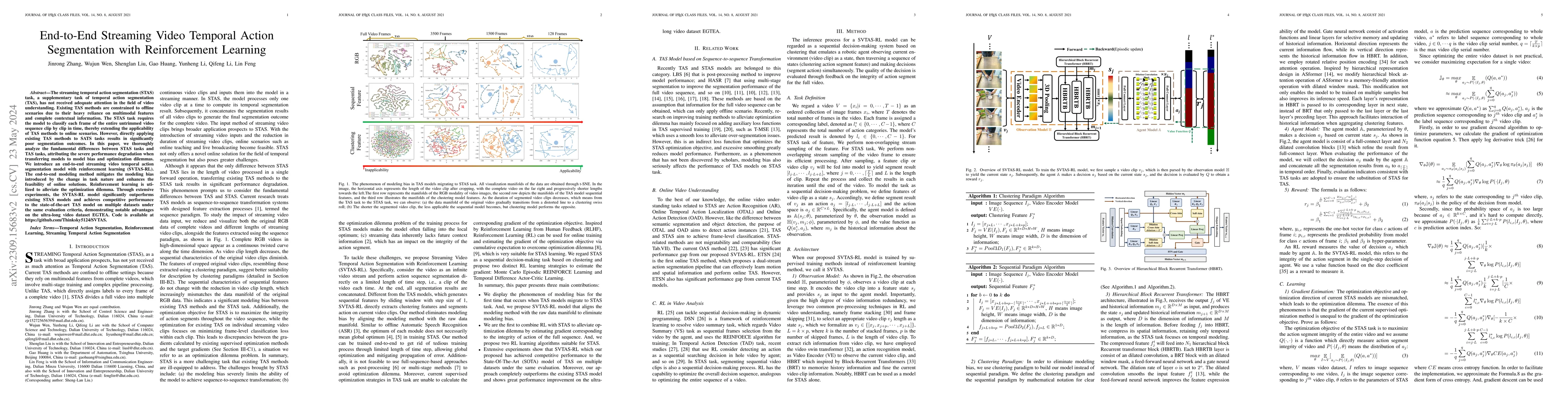 Thumbnail for End-to-End Streaming Video Temporal Action Segmentation with Reinforce
  Learning