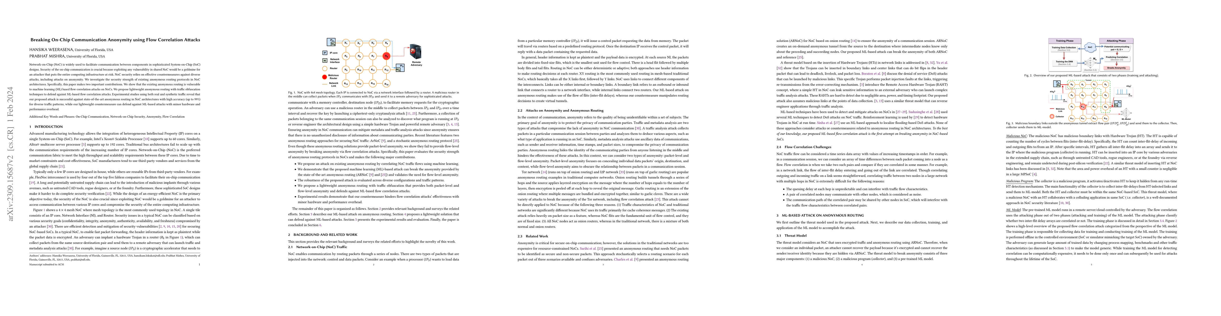 Thumbnail for Breaking On-Chip Communication Anonymity using Flow Correlation Attacks