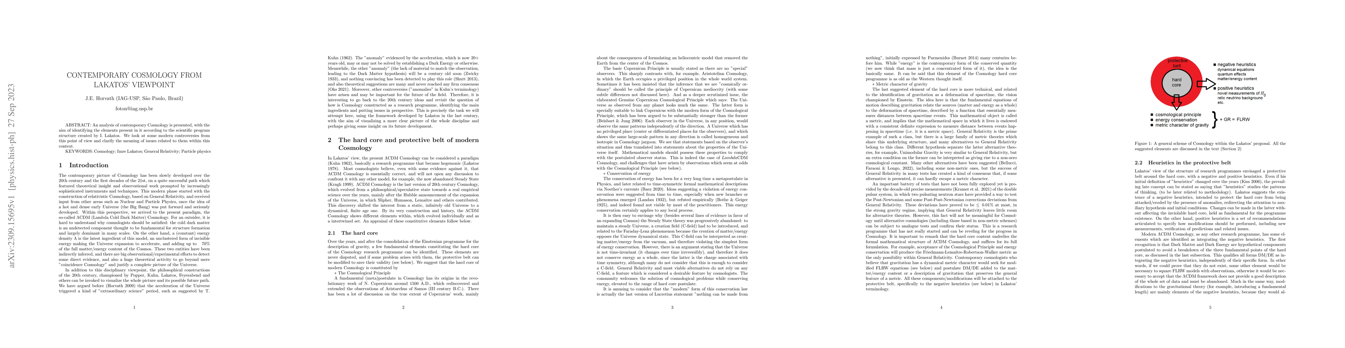 Thumbnail for Contemporary Cosmology from Lakatos' viewpoint