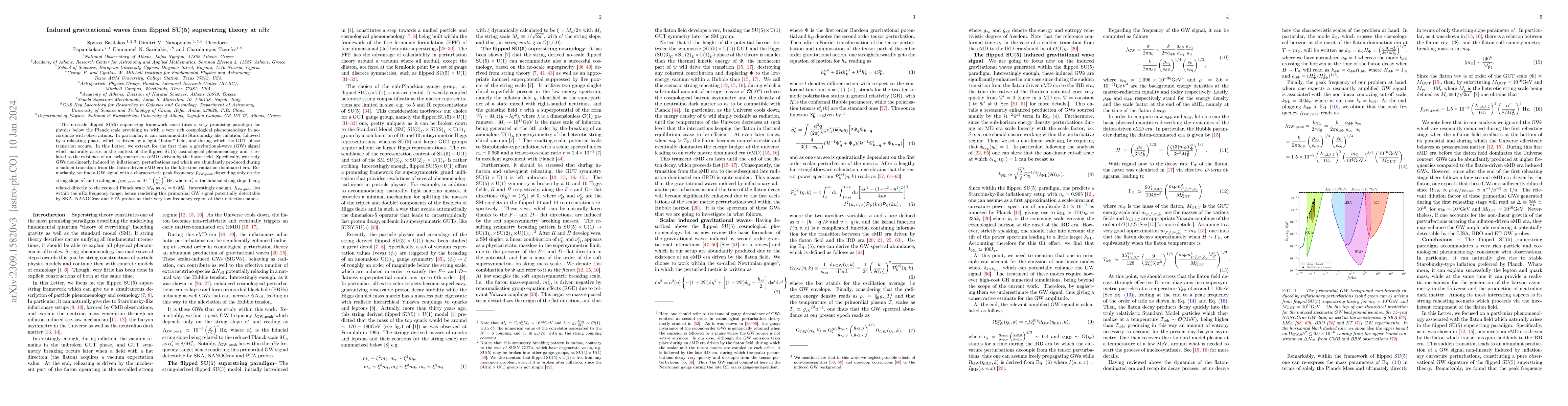Thumbnail for Induced gravitational waves from flipped SU(5) superstring theory at
  $\mathrm{nHz}$