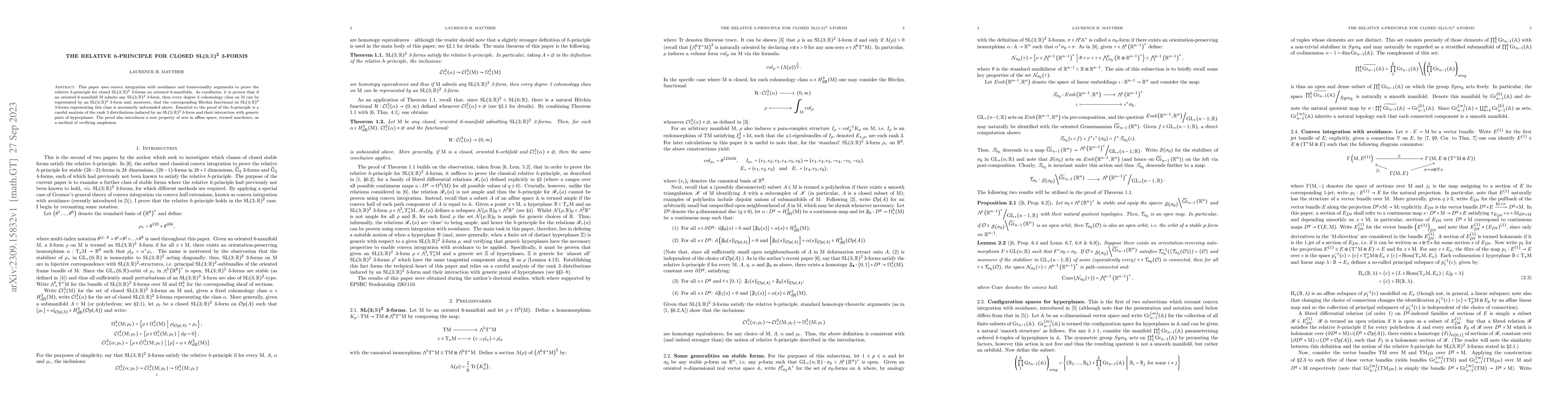 Thumbnail for The relative $h$-principle for closed $\mathrm{SL}(3;\mathbb{R})^2$
  3-forms