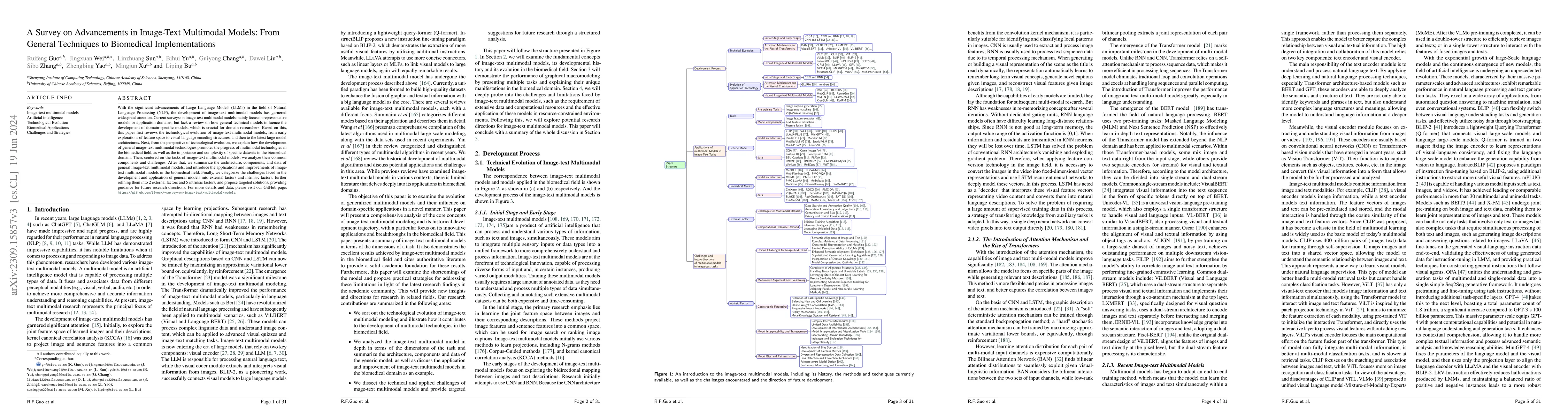 Thumbnail for A Survey on Image-text Multimodal Models
